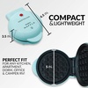 image:imageNostalgia MyMini Personal Electric Waffle Maker 5Inch Cooking Surface Hash browns French Toast Grilled Cheese Quesadilla Brownies Cookies AquaAqua Original