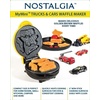 image:imageNostalgia MyMini Personal Electric Waffle Maker 5Inch Cooking Surface Hash browns French Toast Grilled Cheese Quesadilla Brownies Cookies AquaCars and Trucks