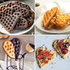 image:imageNostalgia MyMini Personal Electric Waffle Maker 5Inch Cooking Surface Hash browns French Toast Grilled Cheese Quesadilla Brownies Cookies AquaHeart