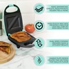 image:imageNostalgia MyMini Personal Sandwich Maker Nonstick Panini Press Pizza Pockets Quesadillas Mint GreenMini