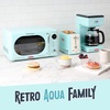 image:imageNostalgia New and Improved Wide 2Slice Toaster Perfect For Bread English Muffins Bagels 5 Browning Levels With Crumb Tray amp Cord Storage AquaAqua