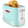 image:imageNostalgia New and Improved Wide 2Slice Toaster Perfect For Bread English Muffins Bagels 5 Browning Levels With Crumb Tray amp Cord Storage AquaTurqoise