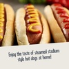 image:imageNostalgia Oscar Mayer DinerStyle Hot Dog Steamer and Bun Warmer 8 Hot Dog and 4 Bun Capacity Steam Bratwursts Sausages Vegetables Fish Dumplings YellowAqua Steamer