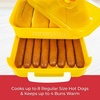 image:imageNostalgia Oscar Mayer DinerStyle Hot Dog Steamer and Bun Warmer 8 Hot Dog and 4 Bun Capacity Steam Bratwursts Sausages Vegetables Fish Dumplings YellowOscar Mayer Steamer