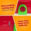 image:imageNostalgia Oscar Mayer DinerStyle Hot Dog Steamer and Bun Warmer 8 Hot Dog and 4 Bun Capacity Steam Bratwursts Sausages Vegetables Fish Dumplings YellowTamale Steamer