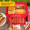 image:imageNostalgia Oscar Mayer DinerStyle Hot Dog Steamer and Bun Warmer 8 Hot Dog and 4 Bun Capacity Steam Bratwursts Sausages Vegetables Fish Dumplings YellowGameday Steamer