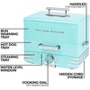 image:imageNostalgia Oscar Mayer DinerStyle Hot Dog Steamer and Bun Warmer 8 Hot Dog and 4 Bun Capacity Steam Bratwursts Sausages Vegetables Fish Dumplings YellowAqua Steamer Original