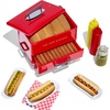 image:imageNostalgia Oscar Mayer DinerStyle Hot Dog Steamer and Bun Warmer 8 Hot Dog and 4 Bun Capacity Steam Bratwursts Sausages Vegetables Fish Dumplings YellowRed Steamer