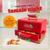image:imageNostalgia Oscar Mayer DinerStyle Hot Dog Steamer and Bun Warmer 8 Hot Dog and 4 Bun Capacity Steam Bratwursts Sausages Vegetables Fish Dumplings YellowTamale Steamer