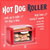 image:imageNostalgia Oscar Mayer Extra Large 8 Hot Dog Roller amp Bun Toaster Oven  Stainless Steel Grill Rollers for Veggie Sausages amp Brats  MultiUse Warming Oven with Adjustable Timer for Parties  YellowHot Dog Roller Red