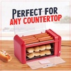 image:imageNostalgia Oscar Mayer Extra Large 8 Hot Dog Roller amp Bun Toaster Oven  Stainless Steel Grill Rollers for Veggie Sausages amp Brats  MultiUse Warming Oven with Adjustable Timer for Parties  YellowHot Dog Roller Red
