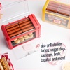 image:imageNostalgia Oscar Mayer Extra Large 8 Hot Dog Roller amp Bun Toaster Oven  Stainless Steel Grill Rollers for Veggie Sausages amp Brats  MultiUse Warming Oven with Adjustable Timer for Parties  YellowHot Dog Roller Red