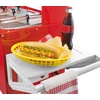image:imageNostalgia Oscar Mayer Hot Dog Ferris Wheel  Retro Style Hot Dog Roller Cart Toaster  Classic 6Piece Grill Machine with Bun Warmer Push Handle Wheels Transparent Housing Storage CompartmentRed