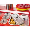 image:imageNostalgia Oscar Mayer Hot Dog Ferris Wheel  Retro Style Hot Dog Roller Cart Toaster  Classic 6Piece Grill Machine with Bun Warmer Push Handle Wheels Transparent Housing Storage CompartmentRed