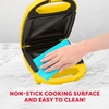 image:imageNostalgia Oscar Mayer Sandwich Maker with Beverage Cooler Bag 5Inch Nonstick Cooking Surface with Indicator Lights and Lock Feature Lunch and Beverage Tote Included Yellow