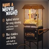 image:imageNostalgia Popcorn Maker Machine  Professional Cart With 10 Oz Kettle Makes Up to 40 Cups  Vintage Lincoln Popper Popcorn Machine Movie Theater Style  BlackBlack