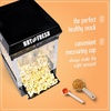 image:imageNostalgia Popcorn Maker Machine  Professional Cart With 25 Oz Kettle Makes Up to 10 Cups  Vintage Popcorn Machine Movie Theater Style  Red amp WhiteBlack
