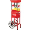 image:imageNostalgia Popcorn Maker Machine  Professional Cart With 25 Oz Kettle Makes Up to 10 Cups  Vintage Popcorn Machine Movie Theater Style  Red amp WhiteCoke Red