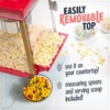 image:imageNostalgia Popcorn Maker Machine  Professional Cart With 25 Oz Kettle Makes Up to 10 Cups  Vintage Popcorn Machine Movie Theater Style  Red amp WhiteRed
