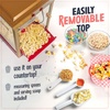 image:imageNostalgia Popcorn Maker Machine  Professional Cart With 25 Oz Kettle Makes Up to 10 Cups  Vintage Popcorn Machine Movie Theater Style  Red amp WhiteRed Candy Cart