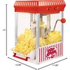 image:imageNostalgia Popcorn Maker Machine  Professional Cart With 25 Oz Kettle Makes Up to 10 Cups  Vintage Popcorn Machine Movie Theater Style  Red amp WhiteWhite and Red