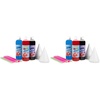 image:imageNostalgia Premium Snow Cone Syrup Party Kit 20 Snow Cones 20 SpoonsStraws Blue Raspberry Cherry Cotton CandyTropical Punch BLUE RASPBERRY GRAPE