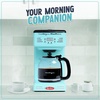 image:imageNostalgia Retro 12Cup Programmable Coffee Maker With LED Display Automatic ShutOff amp Keep Warm PauseAndServe Function AquaAqua