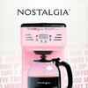 image:imageNostalgia Retro 12Cup Programmable Coffee Maker With LED Display Automatic ShutOff amp Keep Warm PauseAndServe Function AquaPink
