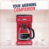 image:imageNostalgia Retro 12Cup Programmable Coffee Maker With LED Display Automatic ShutOff amp Keep Warm PauseAndServe Function AquaRed