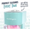 image:imageNostalgia Retro 40Ounce Frozen Beverage Station  Slushie Machine and Ice Shaver with Automatic Mixing for Soda Cocktails and Margaritas  Easy amp Safe Use  RedAqua