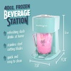 image:imageNostalgia Retro 40Ounce Frozen Beverage Station  Slushie Machine and Ice Shaver with Automatic Mixing for Soda Cocktails and Margaritas  Easy amp Safe Use  RedAqua