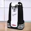 image:imageNostalgia Retro Electric Can Opener for Kitchen with Magnetic Lid Remover Knife Sharpener and Soda or Beer Bottle Opener RedBlack