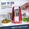 image:imageNostalgia Retro Electric Can Opener for Kitchen with Magnetic Lid Remover Knife Sharpener and Soda or Beer Bottle Opener RedRed