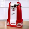 image:imageNostalgia Retro Electric Can Opener for Kitchen with Magnetic Lid Remover Knife Sharpener and Soda or Beer Bottle Opener RedRed
