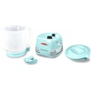 image:imageNostalgia Retro Frother and Hot Chocolate Maker and Dispenser 32 Oz for Coffees Lattes Cappuccinos RedAqua