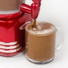 image:imageNostalgia Retro Frother and Hot Chocolate Maker and Dispenser 32 Oz for Coffees Lattes Cappuccinos RedMetallic Red