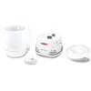 image:imageNostalgia Retro Frother and Hot Chocolate Maker and Dispenser 32 Oz for Coffees Lattes Cappuccinos RedWhite