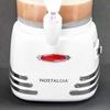 image:imageNostalgia Retro Frother and Hot Chocolate Maker and Dispenser 32 Oz for Coffees Lattes Cappuccinos RedWhite