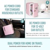 image:imageNostalgia Retro Mini Fridge and Heater  6Can Capacity 12Volt Power Adapter Carry Handle and Display Window  Perfect for Home Office Car or Dorm Room  BlackPink