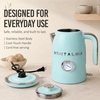 image:imageNostalgia Retro Stainless Steel Electric Tea And Water Kettle 17 Liters AutoShut Off amp BoilDry Protection Water Level Indicator Window AquaAqua