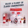 image:imageNostalgia Snow Cone Machine  Retro TableTop 8 Oz Snow Cone Maker Makes 20 ICY Treats Countertop Slushie Machine Includes 2 Reusable Plastic Cups amp Ice ScoopVintage BlueCocaCola