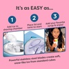 image:imageNostalgia Snow Cone Machine  Retro TableTop 8 Oz Snow Cone Maker Makes 20 ICY Treats Countertop Slushie Machine Includes 2 Reusable Plastic Cups amp Ice ScoopVintage BlueBlue