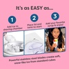 image:imageNostalgia Snow Cone Machine  Retro TableTop 8 Oz Snow Cone Maker Makes 20 ICY Treats Countertop Slushie Machine Includes 2 Reusable Plastic Cups amp Ice ScoopVintage BlueWhite