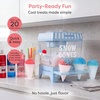 image:imageNostalgia Snow Cone Machine  Retro TableTop 8 Oz Snow Cone Maker Makes 20 ICY Treats Countertop Slushie Machine Includes 2 Reusable Plastic Cups amp Ice ScoopVintage BlueBlue
