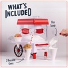 image:imageNostalgia Snow Cone Machine  Retro TableTop 8 Oz Snow Cone Maker Makes 20 ICY Treats Countertop Slushie Machine Includes 2 Reusable Plastic Cups amp Ice ScoopVintage BlueCocaCola