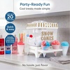 image:imageNostalgia Snow Cone Machine  Retro TableTop 8 Oz Snow Cone Maker Makes 20 ICY Treats Countertop Slushie Machine Includes 2 Reusable Plastic Cups amp Ice ScoopVintage BlueWhite