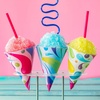 image:imageNostalgia Snow Cone Machine  Retro TableTop 8 Oz Snow Cone Maker Makes 20 ICY Treats Countertop Slushie Machine Includes 2 Reusable Plastic Cups amp Ice ScoopVintage BlueBlue