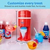 image:imageNostalgia Snow Cone Machine With 1 Reusable Plastic Cup amp Dual Ice Molds Retro TableTop Shaved Ice Maker with Stainless Steel Blades for Fluffy Ice Slushie Machine for Fun Gatherings White amp GreenRed
