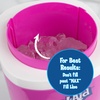 image:imageNostalgia Snow Cone Machine With 1 Reusable Plastic Cup amp Dual Ice Molds Retro TableTop Shaved Ice Maker with Stainless Steel Blades for Fluffy Ice Slushie Machine for Fun Gatherings White amp GreenSharkleberry