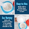 image:imageNostalgia Snow Cone Machine With 1 Reusable Plastic Cup amp Dual Ice Molds Retro TableTop Shaved Ice Maker with Stainless Steel Blades for Fluffy Ice Slushie Machine for Fun Gatherings White amp GreenRed White
